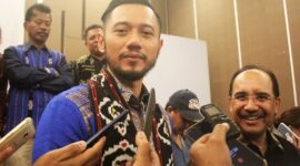 AHY ketika berkunjung ke NTT/Foto Palce Amalo/MI