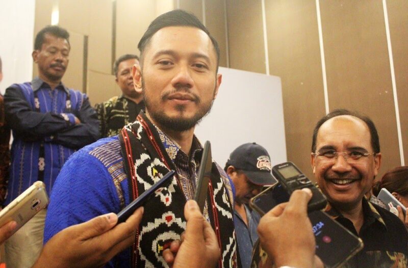 AHY ketika berkunjung ke NTT/Foto Palce Amalo/MI