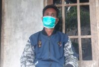 Kepala Desa Femnasi,Kecamatan Miomaffo Timur, kabupaten Timor Tengah Utara/ Foto Yuven Abi