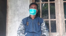 Kepala Desa Femnasi,Kecamatan Miomaffo Timur, kabupaten Timor Tengah Utara/ Foto Yuven Abi