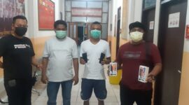 MTN di Kota Kupang ketika diamankan aparat Kepolisian Kupang Kota/Foto Willy Makani