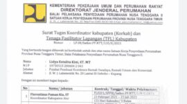 Tangkapan layar dokumen yang diumumkan oleh Balai Pelaksana Penyedia Perumahan Nusa Tenggara II Kupang pada Kementerian  Pekerjaan Umum  dan Perumahan Rakyat