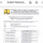 Tangkapan layar dokumen yang diumumkan oleh Balai Pelaksana Penyedia Perumahan Nusa Tenggara II Kupang pada Kementerian  Pekerjaan Umum  dan Perumahan Rakyat