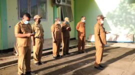 Bupati Manggarai Barat ssebelum melakukan Sidak ke OPD di lingkup pemda Manggarai Barat