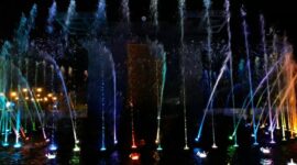 Air mancur Menari Kota Kupang yang dibangun Bank NTT dan Pemkot Kupang
