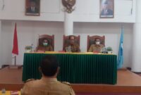 Suasana Konfrensi Pers Oleh Pemda TTU Terkait Perda RPJMD tahun 2021-2026 (Foto: Yuven Abi/Savanaparadise.com)