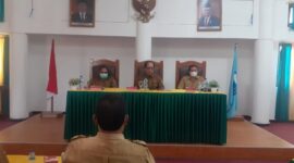 Suasana Konfrensi Pers Oleh Pemda TTU Terkait Perda RPJMD tahun 2021-2026 (Foto: Yuven Abi/Savanaparadise.com)