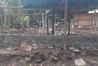 Kondisi Bangunan Bantuan Rumah Layak Huni Milik Nikolas Eko di Desa Nainaban, Kecamatan Bikomi Tengah TTU (Foto: Yuven Abi/Savanaparadise.com)