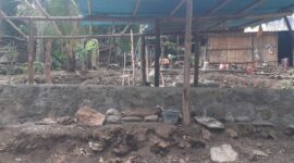 Kondisi Bangunan Bantuan Rumah Layak Huni Milik Nikolas Eko di Desa Nainaban, Kecamatan Bikomi Tengah TTU (Foto: Yuven Abi/Savanaparadise.com)