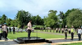 Apel Gelar Operasi Zebra Ranakah 2021, di Lapangan Apel Polres Ende, Senin 15 November 2021 (Foto: Istimewa)
