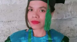 Maria Rosari Kofi, SP Wisudawati terbaik yang sempat viral karena orasinya pada saat aksi Cipayung TTU beberapa waktu lalu (Foto: Yuven Abi/Savanaparadise.com)