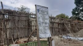 Inilah kondisi Bangunan Puskesmas Mamsena, yang kontraknya akan berakhir 12 desember 2021. (Foto : Yuven Abi/Savanaparadise.com)