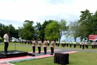 Kapolres Ende, AKBP. Albertus Andreana Pimpin Upacara Serah Terima Jabatan (Foto: Istimewa)