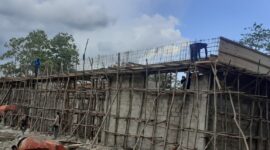 Kondisi terkini bangunan Puskesmas Mamsena yang masa kontraknya telah berakhir 12 desember 2021 (Foto : Yuven Abi/ Savana paradise.com)