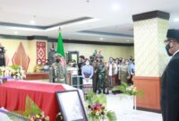 Upacara Secara Kedinasan Pelepasan Jenazah Alm. Frans Lebu Raya (Mantan Gubernur NTT Dua Periode) di Lantai 1 Kantor Gubernur NTT (Istimewa)