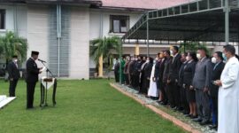 Bupati Kabupaten Ende, Djafar Achmad Melantik 369 Pejabat Fungsional Lingkup Pemkab Ende, Kamis 30 Desember 2021 (Foto: Chen Rasi/Savanaparadise.com)
