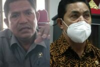 Anggota DPRD Ende, Sipri Pendi (Kiri) dan Kepala BKPSDM Ende, Fransisco Versailes Siga (Kanan) (Foto: Chen Rasi/Savanaparadise.com)