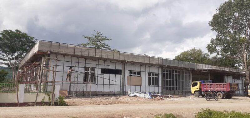 Kondisi bangunan gedung Puskesmas Mamsena, kecamatan Insana Barat TTU hingga masa adendum berakhir (Foto : Yuven Abi/Savanaparadise.com)