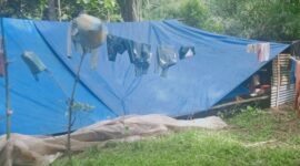 Tenda Pengungsi Korban Bencana Sosial di Desa Woloara, Kecamatan Kelimutu, Kabupaten Ende (Foto: Kepala Desa Woloara, Robertus Riwu)