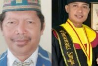 Dosen Pengajar sekaligus pembimbing tesis Vinsen Sangu pada Prodi Magister Ilmu Hukum Undana Kupang, Dr. Haryono Yohanes SH., MH (kiri), Vinsensius  Sangu SH., MH (Foto: Chen Rasi/Savanaparadise.com)