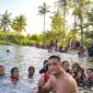Animo masyarakat menikmati tempat pemandian kolam 