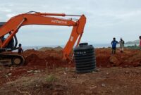 Lokasi pekerjaan fondasi Biara Suster Agustinian CJD di Kecamatan Kota Baru, Kabupaten Ende (Foto: Chen Rasi/Savanaparadise.com)