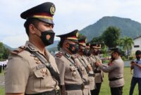 Sertijab dilingkungan Polres Ende (Foto: Dok Humas Polres Ende)
