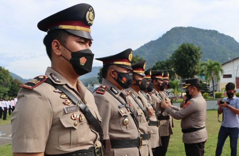 Sertijab dilingkungan Polres Ende (Foto: Dok Humas Polres Ende)