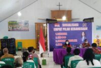 Anggota DPR RI FraksI Demokrat, Anita Jacoba Gah Sosialisasi Empat Pilar Kebangsaan (Foto: Dule Dubu/Savanaparadise.com)