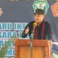 Gubernur NTT, Viktor Bungtilu Laiskodat, saat memberikan sambutan pada acara peresmian gedung perkulihan baru Institut Keguruan dan Teknologi di Larantuka dan Penandatanganan MoU Yayasan Perguruan Tinggi Hendrikus Leven dengan Bank NTT di Kampus IKTL (Foto: Biro Humas NTT)