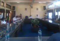 RDP DPRD Kabupaten Ende bersama Perhimpunan Sopir Angkutan Darat (Bus dan Travel) Ende - Larantuka, Dishub dan KSOP (Foto: Chen Rasi/Savanaparadise.com)