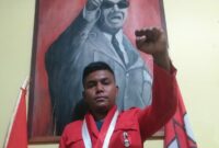 Sekretaris DPD GMNI NTT, Yakobus Madya Sui (Foto: Chen Rasi/Savanaparadise.com)