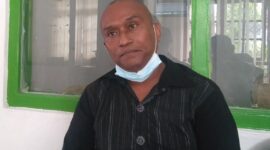 Ketua Panitia Pelaksana Tinju Amatir di Ende, Petrus Kanisius Dula Mali (Foto: Chen Rasi/Savanaparadise.com)