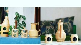 Hasil karya Albertus Manyus Emanuel Sara pengrajin bambu (Foto: Chen Rasi/Savanaparadise.com)