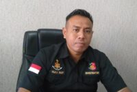 Kasat Reskrim Polres Ende, Iptu Yance Kadiaman saat memberikan keterangan pers kepada awak media (Foto: Chen Rasi/Savanaparadise.com) 
