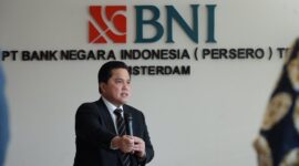 Menteri BUMN Erick Thohir berkunjung ke BNI Representative Office Amsterdam di Belanda pada Jumat, 2 September 2022. BNI Amsterdam bertugas untuk mengoptimalkan usaha para diaspora Indonesia di Belanda dan Eropa.
