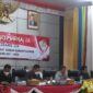 Rapat Paripurna IX DPRD Kabupaten dengan agenda Jawaban Pemerintah Atas Pandangan Umum Fraksi-Fraksi DPRD Kabupaten Ende Terhadap Nota Keuangan Atas Rancangan Peraturan Daerah Kabupaten Ende Tentang Perubahan Anggaran Pendapatan Dan Belanja Daerah Tahun Anggaran 2022 (Foto: Chen Rasi/Savanaparadise.com)