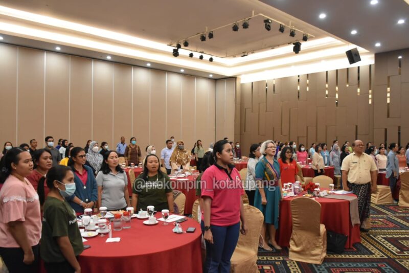 Peserta pelatihan Stunting yang diselenggarakan oleh Dinas Kesehatan Kota Kupang (Foto: Prokopim Kota Kupang)