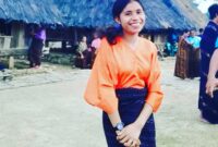 Gadis Wologai mengenakan busana lawo lambu saat mengikuti upacara adat Gawi (Foto: Istimewa)