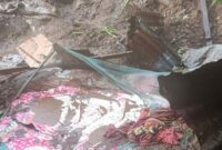 Lokasi longsoran yang menelan 4 korban jiwa dalam satu keluarga di RT 04/RW 02, Kelurahan Rewarangga Selatan, Kecamatan Ende Timur, Kabupaten Ende (Foto: Chen Rasi/Savanaparadise.com)