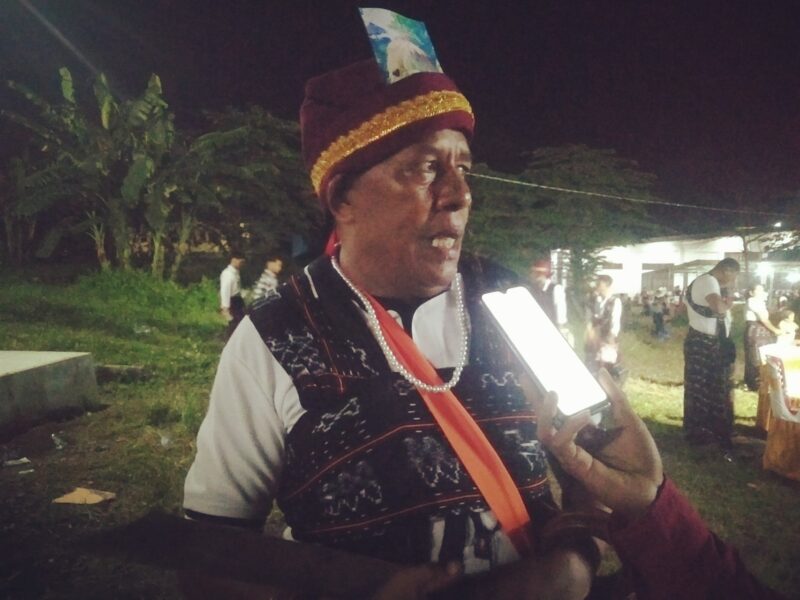 Ketua Ikatan Keluarga Ngada, Rafael Bhale, S. Ag (Foto: Chen Rasi/Savanaparadise.com)