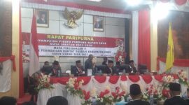Rapat Paripurna DPRD Kabupaten Ende dengan agenda Penyampaian Pidato Perdana Bupati Ende masa Jabatan 2025 - 2030 (Foto: Chen Rasi/Savanaparadise.com)