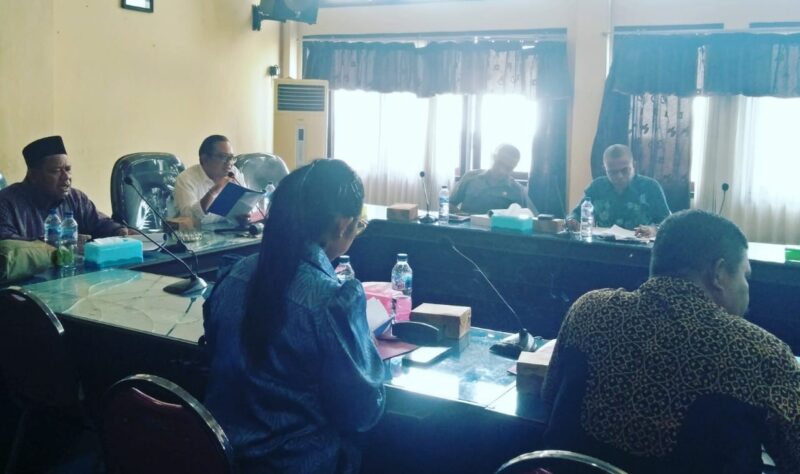 Rapat Kerja Pansus DPRD Ende bahas LKPJ Bupati tahun 2024 (Foto: Chen Rasi/SP)