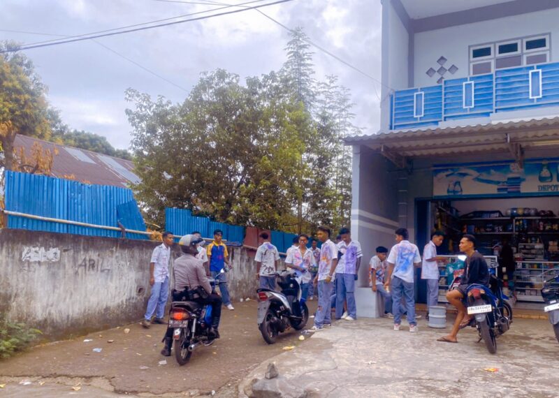 Polres Ende Amankan Puluhan Pelajar Lakukan Konvoi (Foto: Humas Polres Ende)