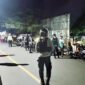 Personil Gabungan Polres Ende sedang melakukan patroli malam di Kota Ende (Foto: Chen Rasi/SP)