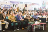 Gubernur Melki Laka Lena saat menghadiri dan membuka kegiatan  “Bali Nusra Education Fair” (Foto: IN)
