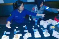 Sampel Urine dan Air Liur yang akan di uji Tim Kedokteran (Foto: Humas Polres Ende)