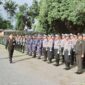 Upacara Apel Dalam Rangka HUT Bhayangkara ke-79 di Lapangan Apel Polres Ende (Foto: CR/SP)