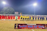 Kesebelasan Nangapanda FC VS Kesebelasan Ende Tengah FC pada pertandingan delapan besar Piala Bupati Ende CUP 2025 (Foto: Chen Rasi/Savanaparadise.com)