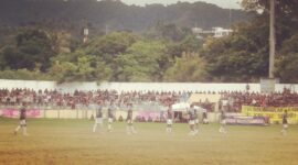 Kesebelasan Wolowaru FC sidang siap-siap mengikuti pertandingan babak kedua melawan Ndona FC di putaran delapan besar Piala BEC 2025 (Foto: Chen Rasi/Savanaparadise.com)